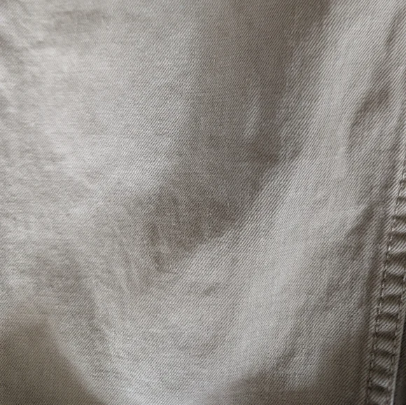 Levis Mens 505 Regular Fit Straight Leg Jeans Beige Khaki 36x32 Workwear Casual - Picture 8 of 11